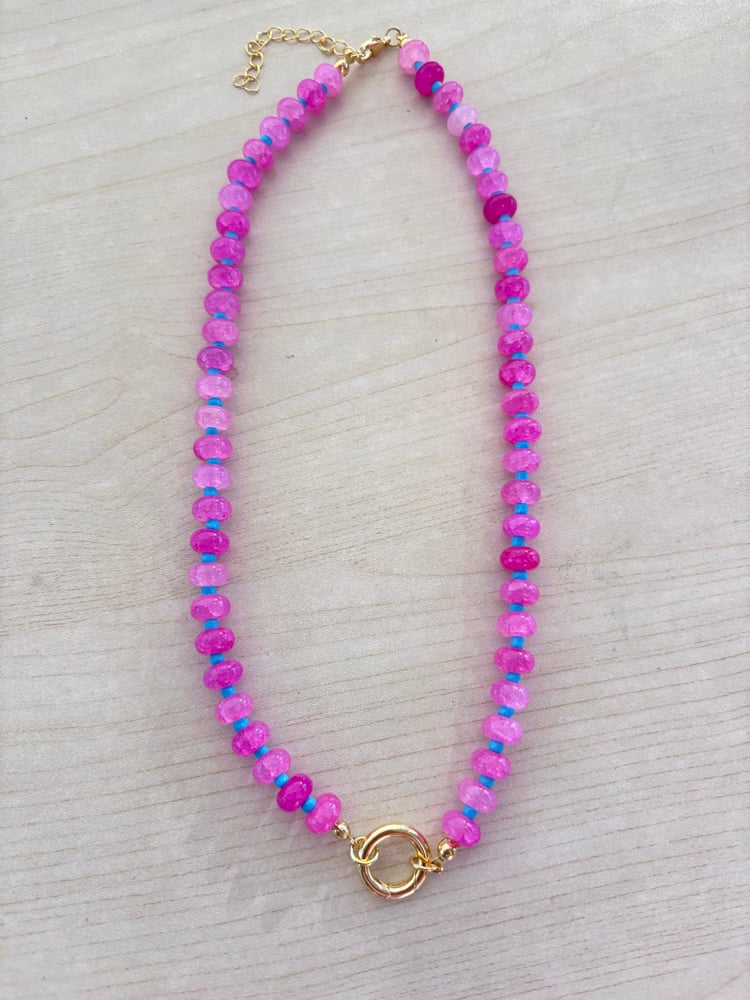 Image of Elka - Hot Pink + Blue