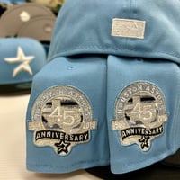 Image 2 of New Era 59Fifty Sky Blue Black 