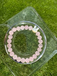 Image 8 of Madagasar Rose Quartz马粉兔兔手链