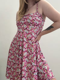 Image 1 of Pink floral dress // L 