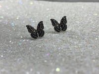 Image 3 of Butterfly earrings 925 SS