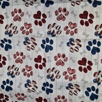 Image 1 of Patriotic Pawprints- large/xlarge only