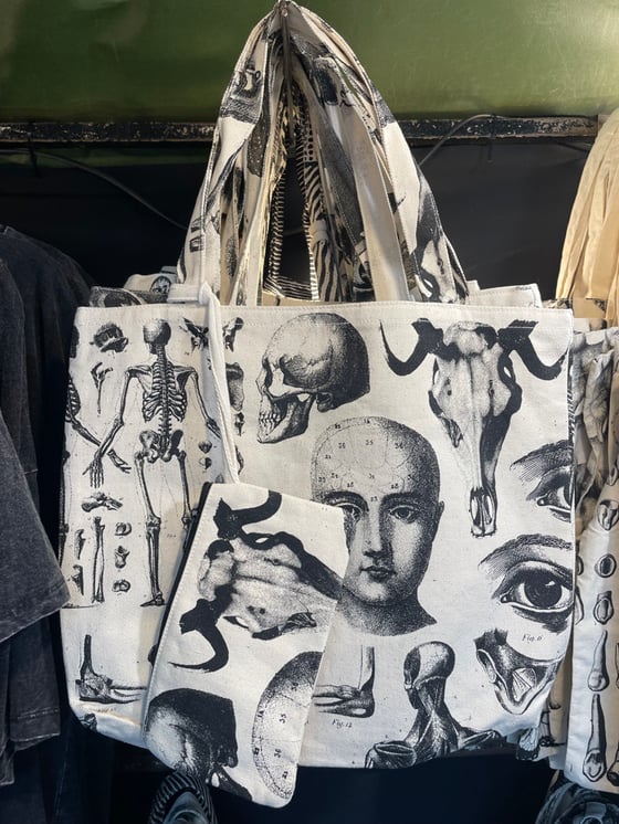Image of Anatomy mid tote bag with zip purse