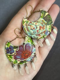 Image 2 of Pale tin earrings