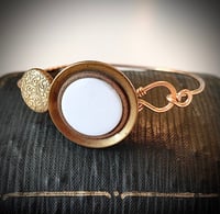 Image 1 of "Chantily" Bronze Button Bracelet