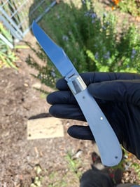 Image 1 of Clip point slippie. Faux ivory.