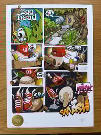 Egghead sample print.. A3 Cheo Signed and Stamped copy