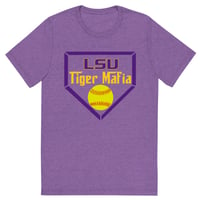 Image 3 of LSU Tiger Mafia Softball Unisex Short sleeve t-shirt
