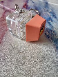 Image 3 of fruity crow keycap fidget keychain