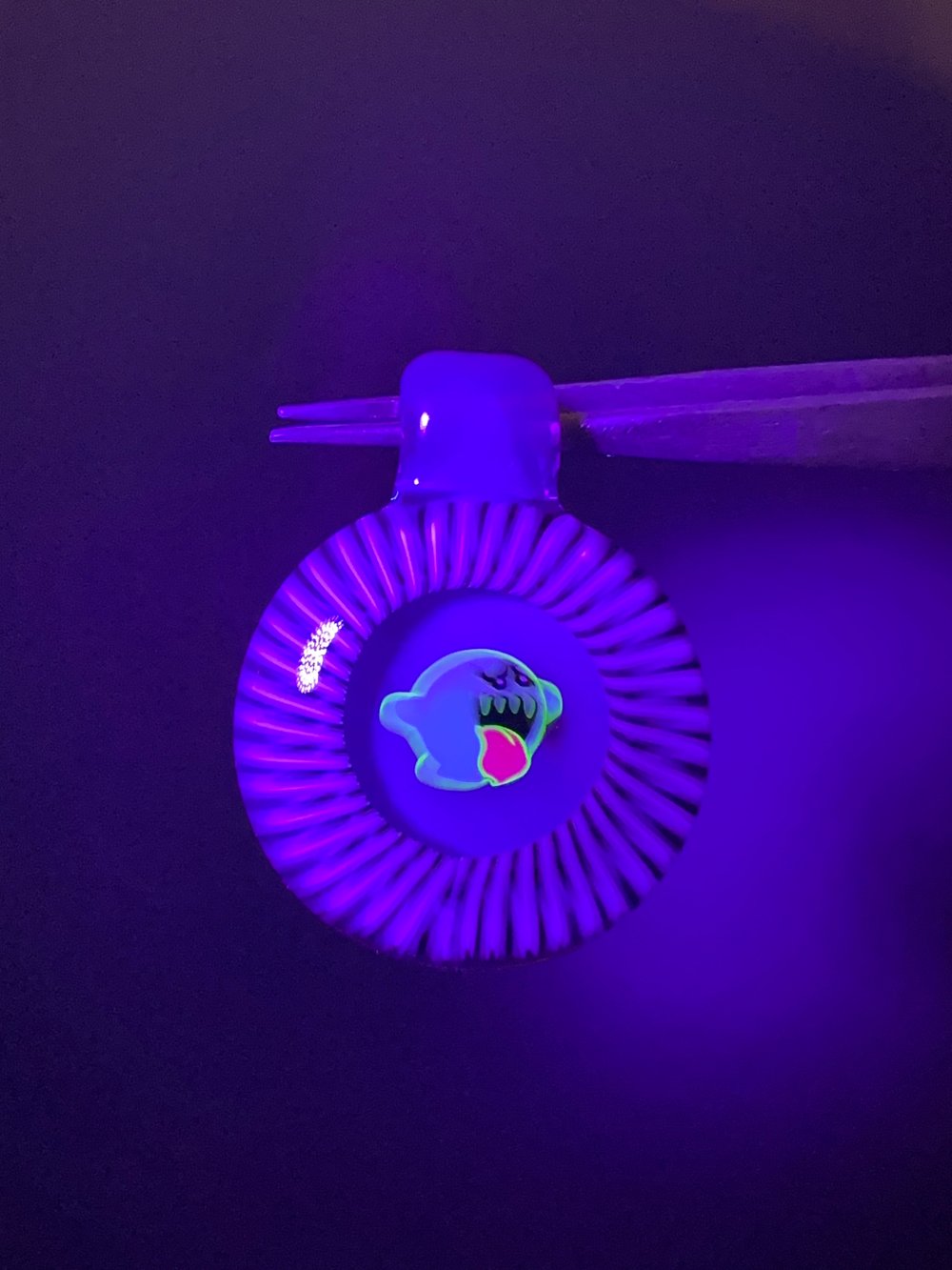 Image of Purple Boo pendant UV