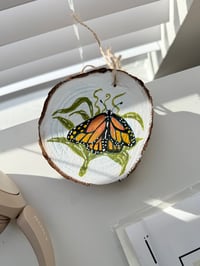 Image 2 of wood slice ornaments