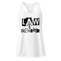 Image 1 of L&D Women’s fitted tank top (White)