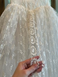 Image 15 of 1950s Princess Lace Ballgown 