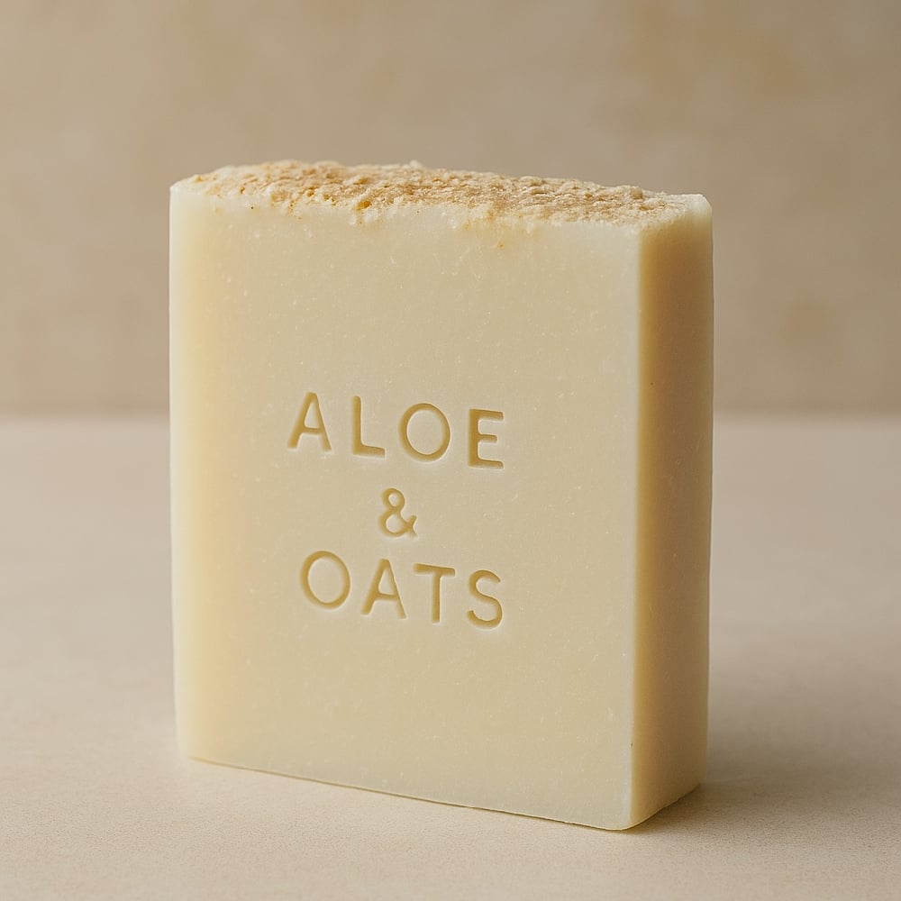 Image of Handmade Aloe & Oats Soap Bar | 4.5 oz |