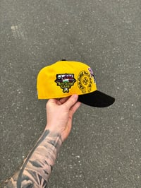 Image 4 of MULTI TONE YELLOW  PITTSBURGH PIRATES CUSTOM FITTED CAP