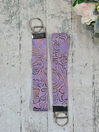 Image 2 of Vintage Embossed Wristlet Keychain