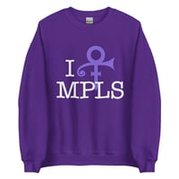 Image 2 of I [PRINCE] MPLS Crewneck Sweatshirt (White Text)