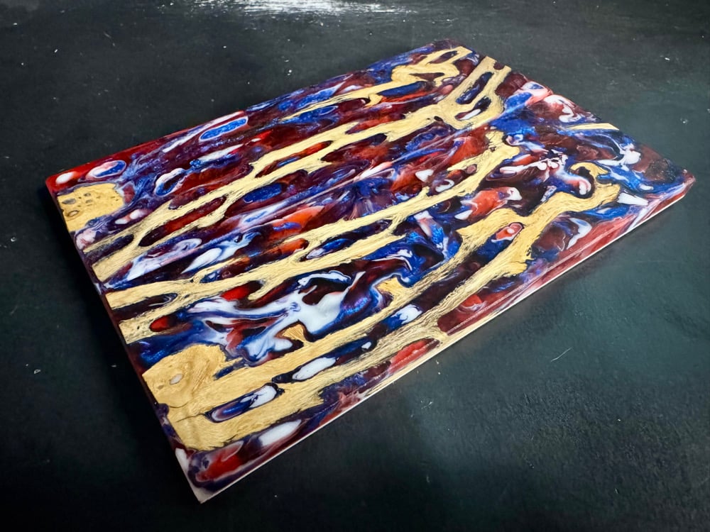 Image of Cholla Cactus "Merica" Hybrid Knife Scales W/Liner