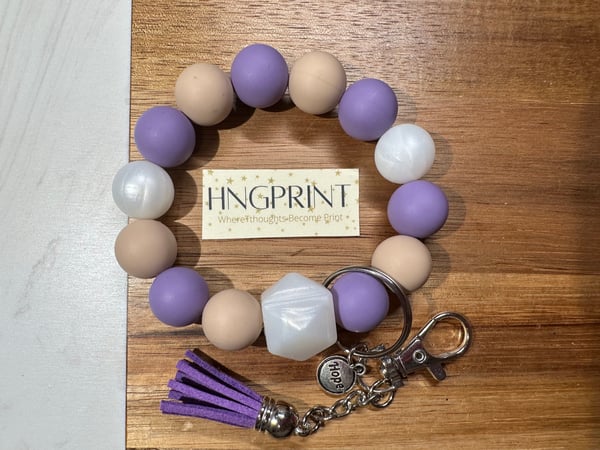 Image of Purple Wristlet Keychain