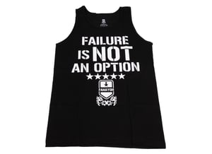 Image of Standard "Failure Is NOT An Option" Tank Top (Black)