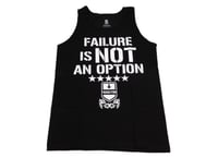 Image 1 of Standard "Failure Is NOT An Option" Tank Top (Black)