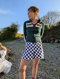 Image 1 of April wrap shorts in check cotton
