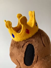 Image 2 of Woodman With Crown Art Plushie From Hilda Cartoon - Made To Order