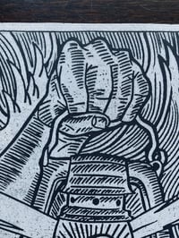 Image 3 of 'Hold Fast' Blockprint (Rebirth)