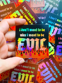 Image 2 of EVIL Holo Sticker