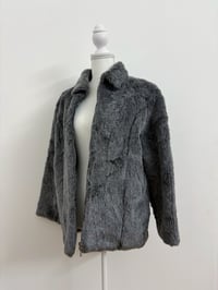 Image 3 of 00s Gray fur Jacket // L