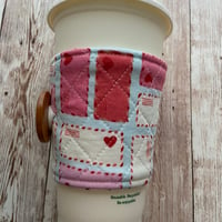 Image 4 of "Love Letters” Quilted Hot/Cold Cup Cozy