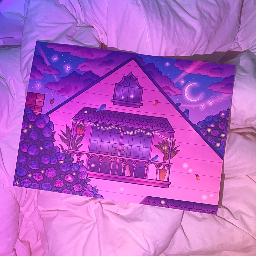 Image of Balcony at Purple Hour