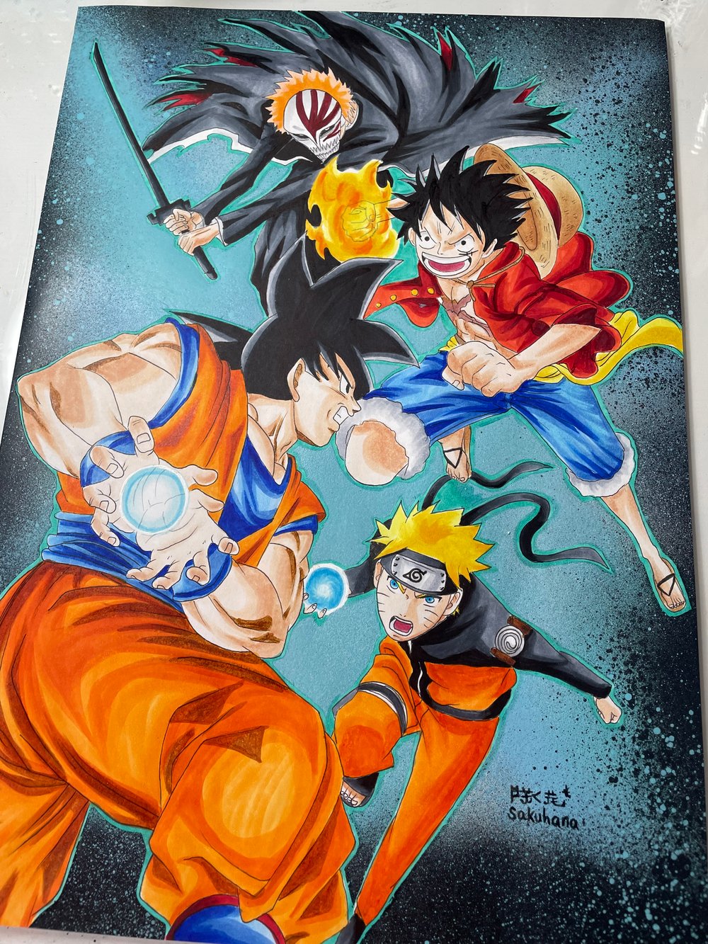 Goku vs. Big Three | Sakuhana Art