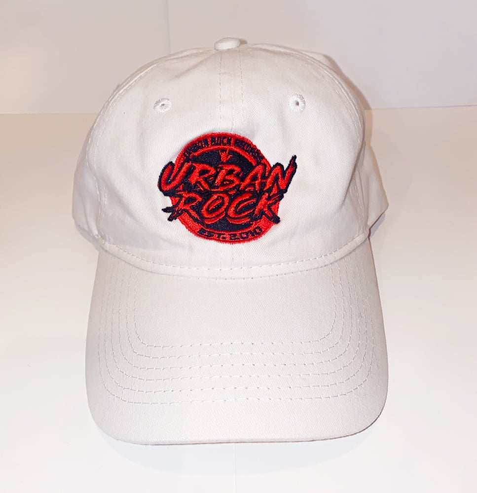 Image of Urban Rock Logo White Edition Dad Hat