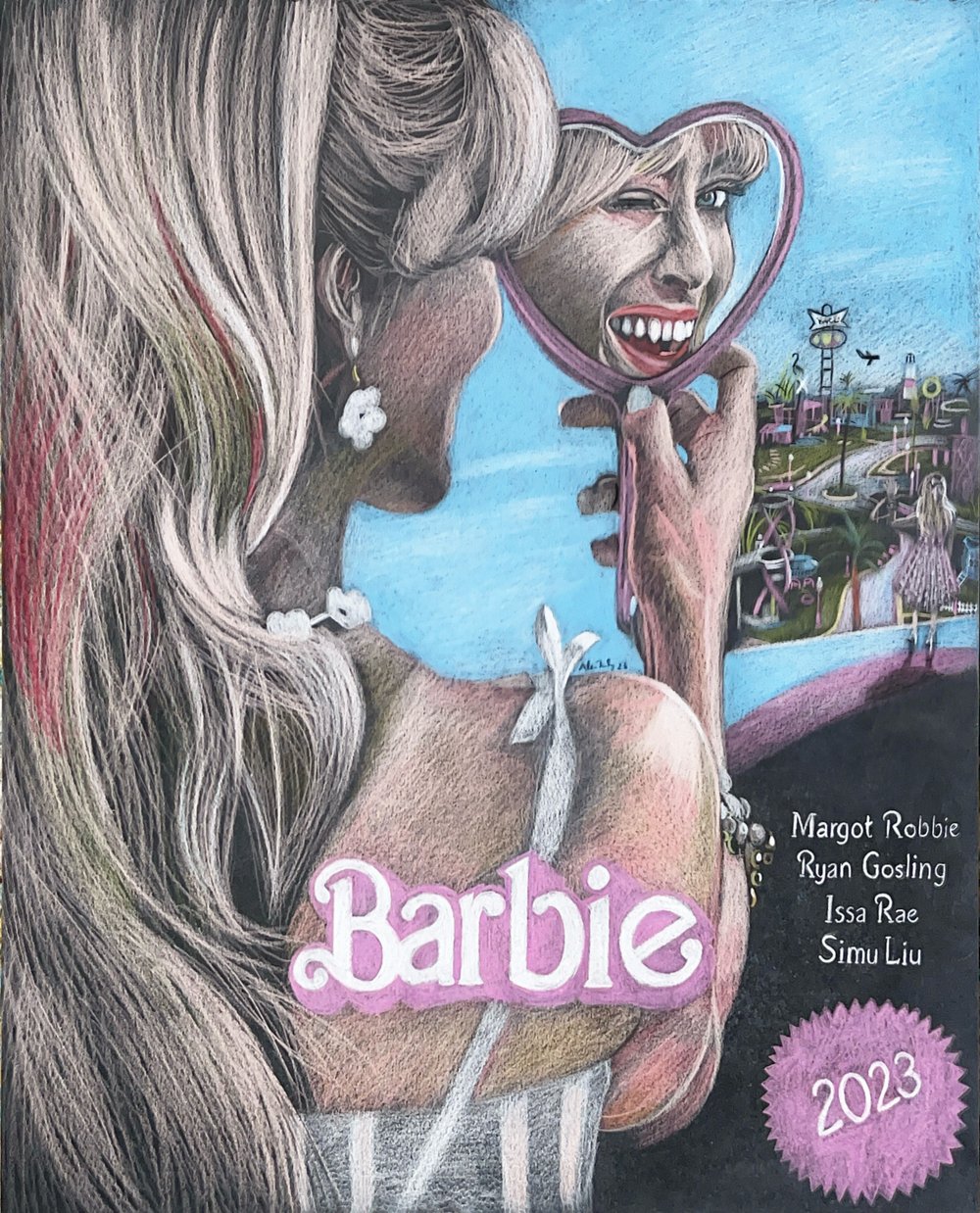 Image of “Ideas live forever.” BARBIE Art Print