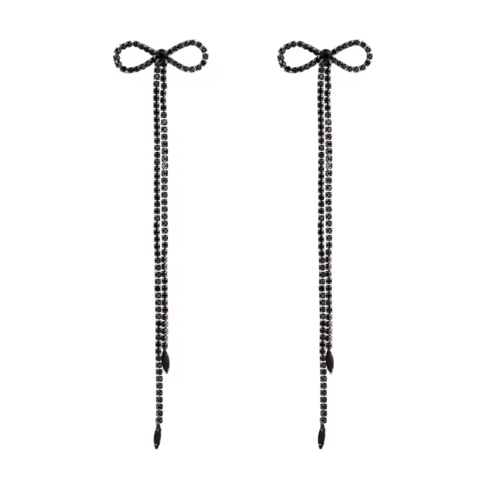 Image of Bow Drop earrings 