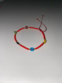 Image 1 of 🌈 evil eye red bracelet 