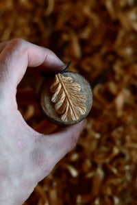 Image 2 of Oak leaf pendant ~
