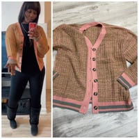 Blush mix cardigan fits a large or xl