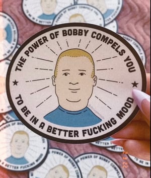 BOBBY sticker