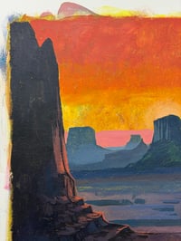 Image 4 of The Essence Of Life- 24x30" Acrylic on canvas (unstretched)