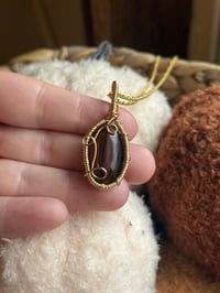 Image 2 of Tiger Eye in gold 