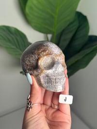 Image 10 of CHOOSE YOUR OWN PINK SEA JASPER SKULL -MADAGASCAR-