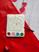 Image 1 of Paint Your own Valentine's biscuit