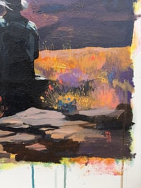 Image 2 of The Essence Of Life- 24x30" Acrylic on canvas (unstretched)