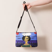 Image 1 of girl by the sea Crossbody bag