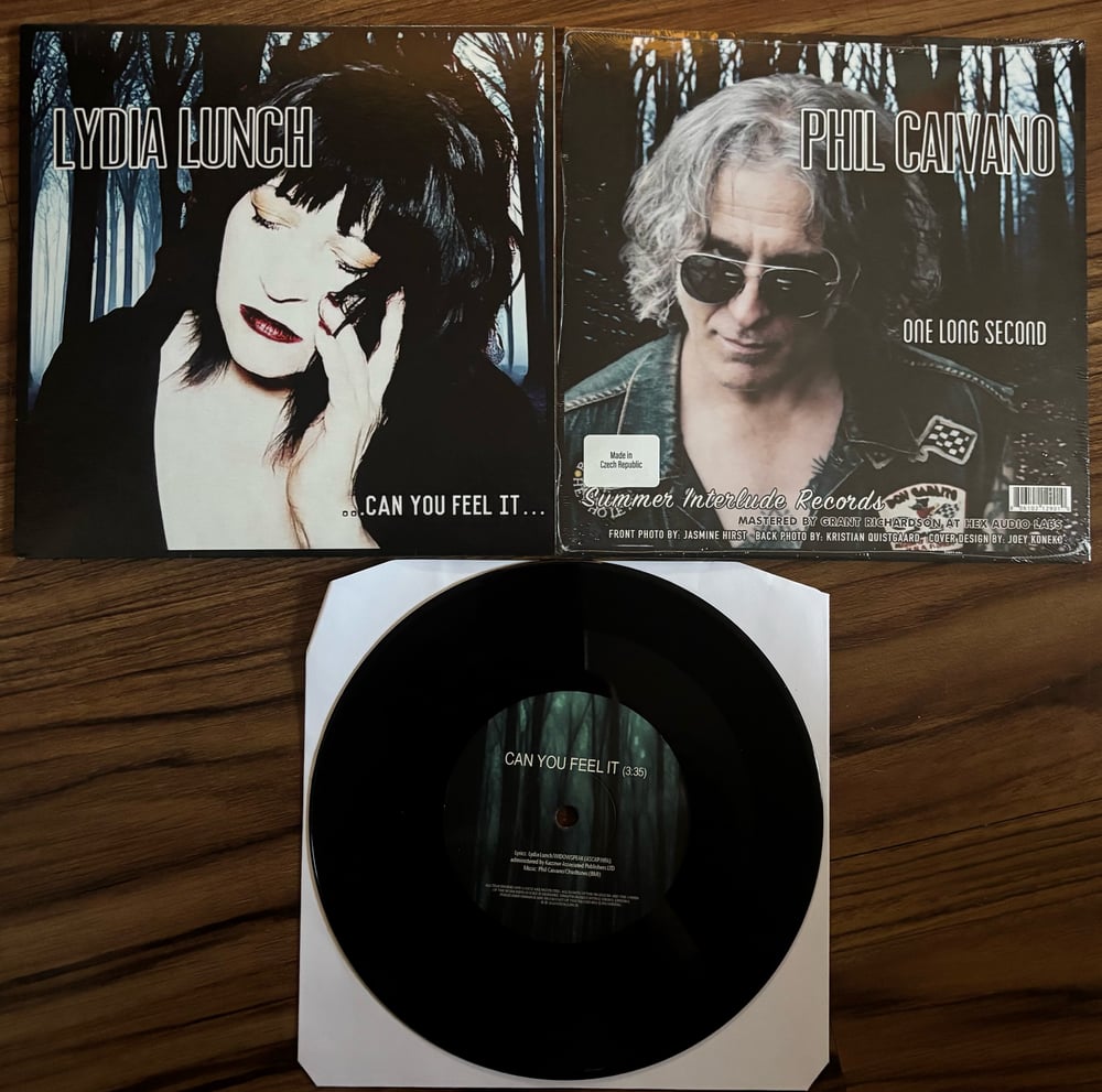 Lydia Lunch & Phil Caivano - Can You Feel It/One Long Second 7” Vinyl (Now Shipping)