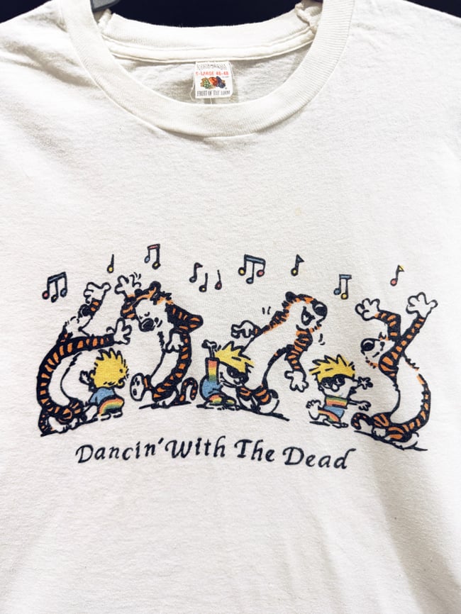 Grateful Dead Early 90s Calvin Dancin’ with the Dead Lot T-Shirt - Size L
