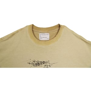 Image of ÒLĮNE - Distòry T-Shirt (Dirty Yellow)