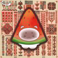 Image 1 of Palestine Cat die-cut sticker